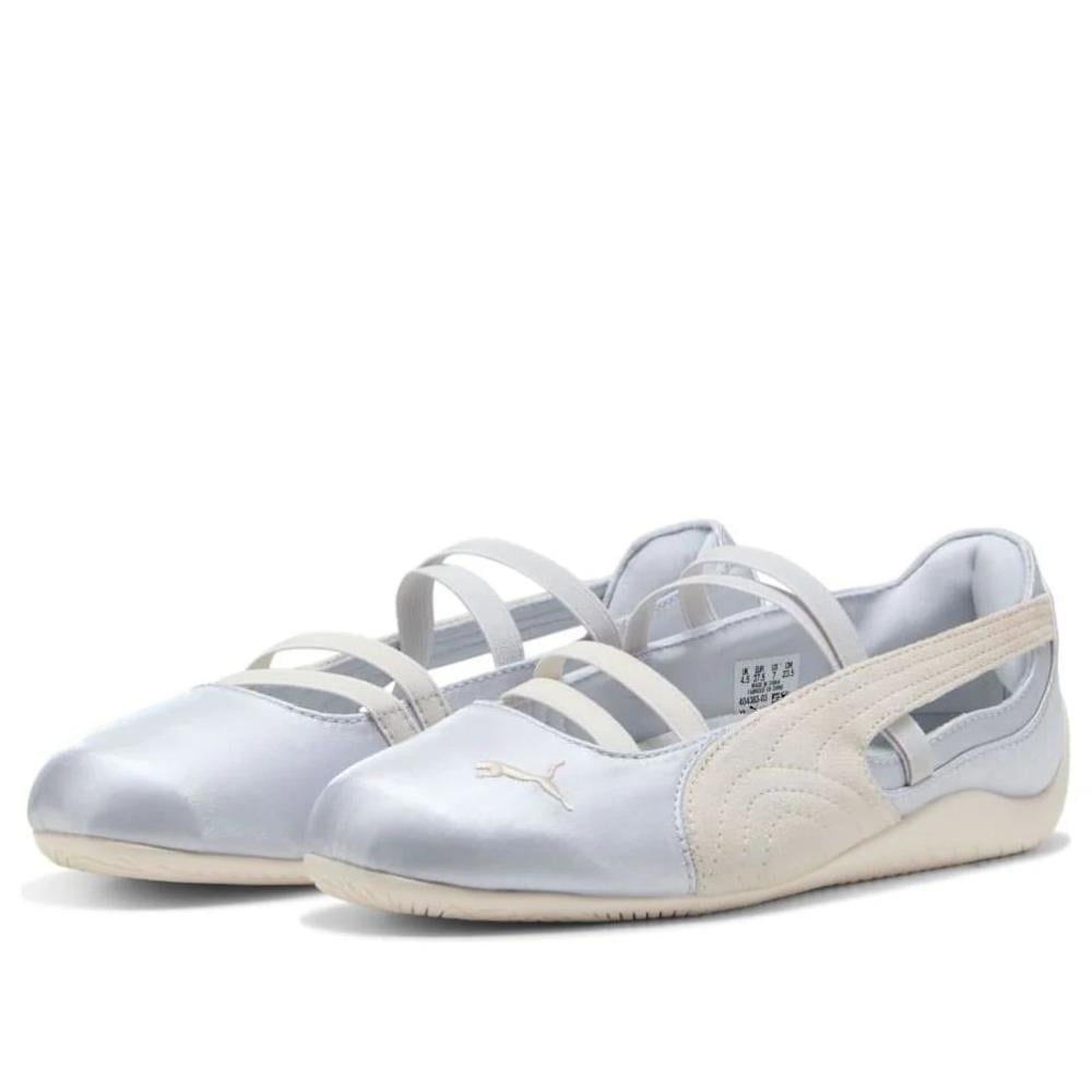PUMA★Speedcat Ballet Satin Silver Mist Warm White 404383-03 Puma Speedcat Ballet Silver Mist Warm White Satin (Women's
