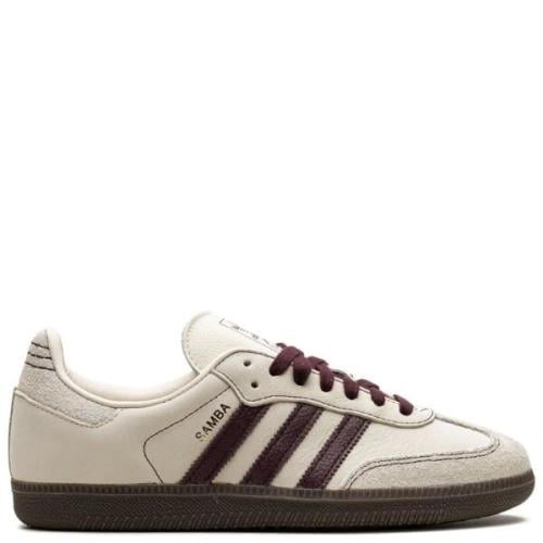 Adidas Samba OG "Wonder White/Maroon" sneakers