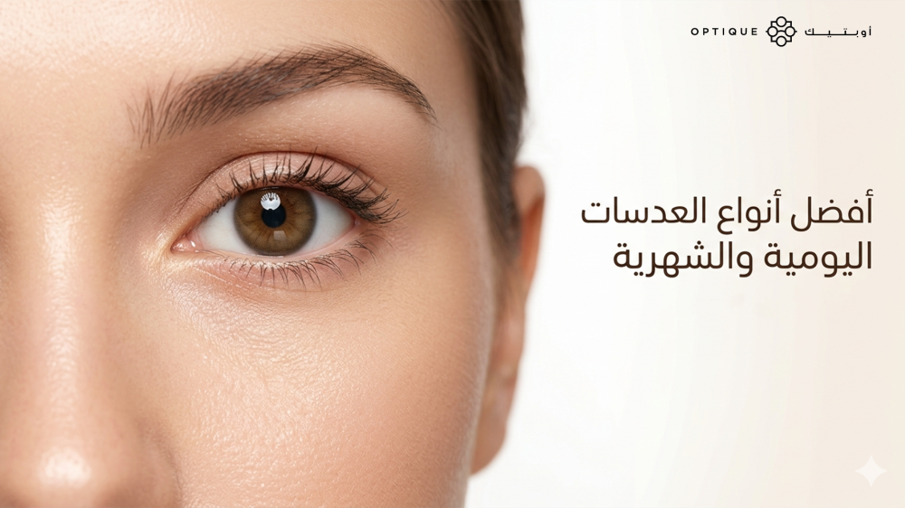 أفضل أنواع العدسات اللاصقة اليومية والشهرية