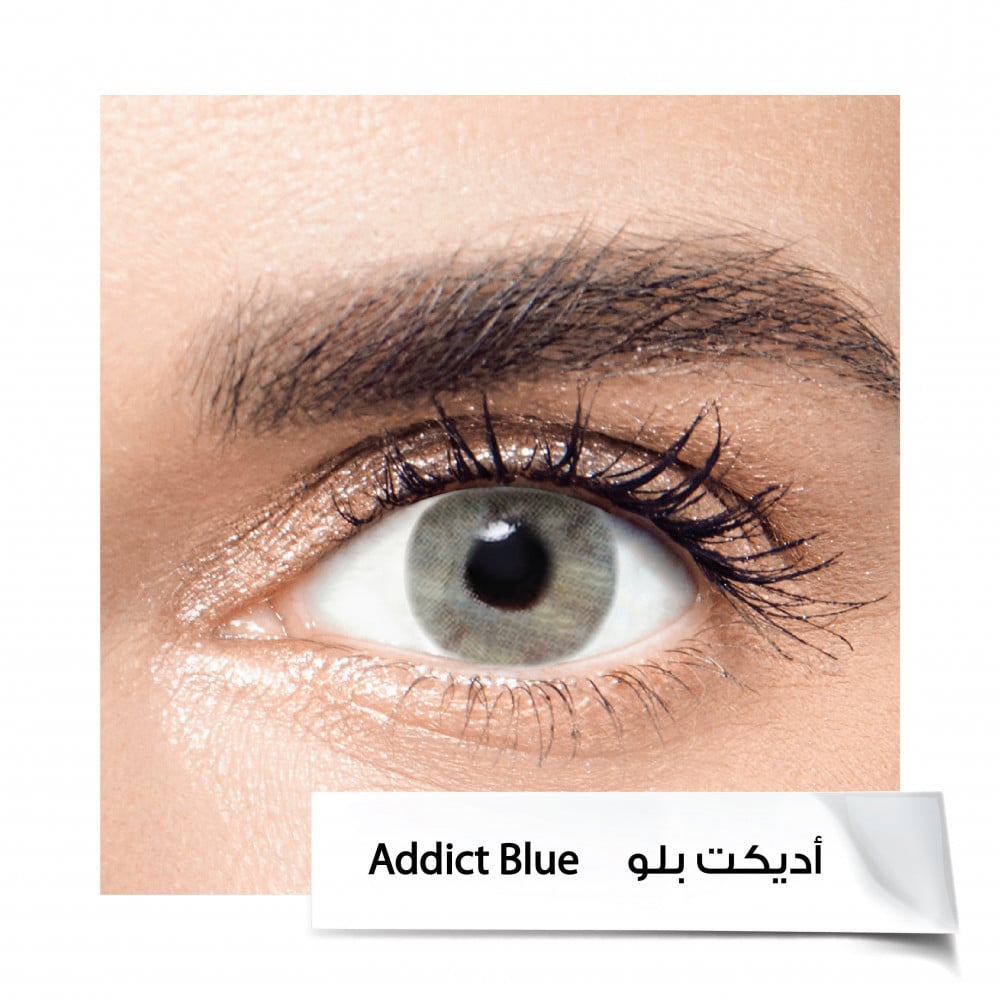 عدسات انستازيا Anesthesia Contact Lenses Addict blue