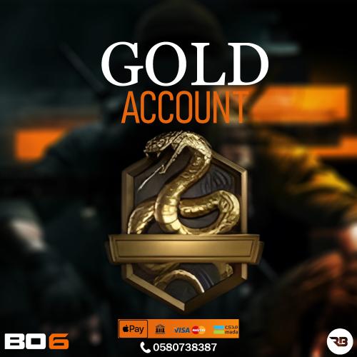 حساب GOLD يدوي 100% ملكية كاملة