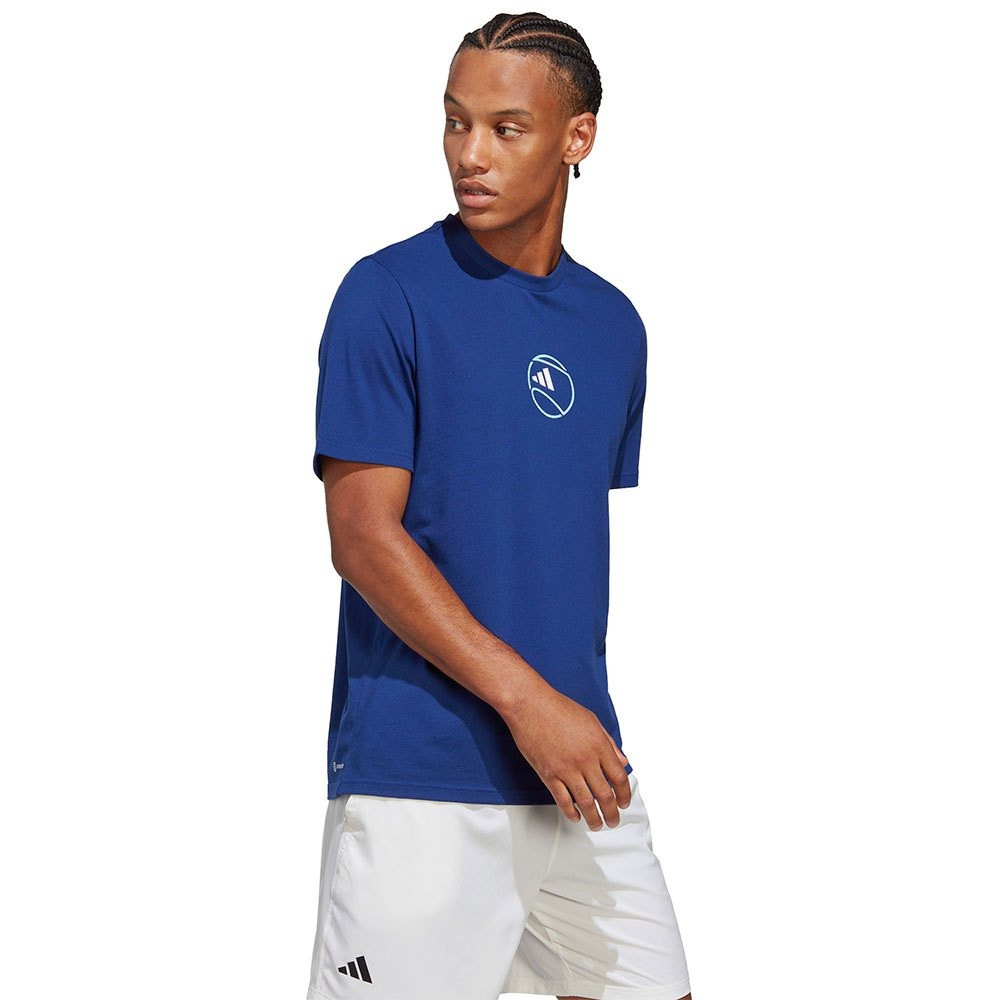 adidas Tennis GC Graphic Short Sleeve T-Shirt - Tennis equipment and rackets