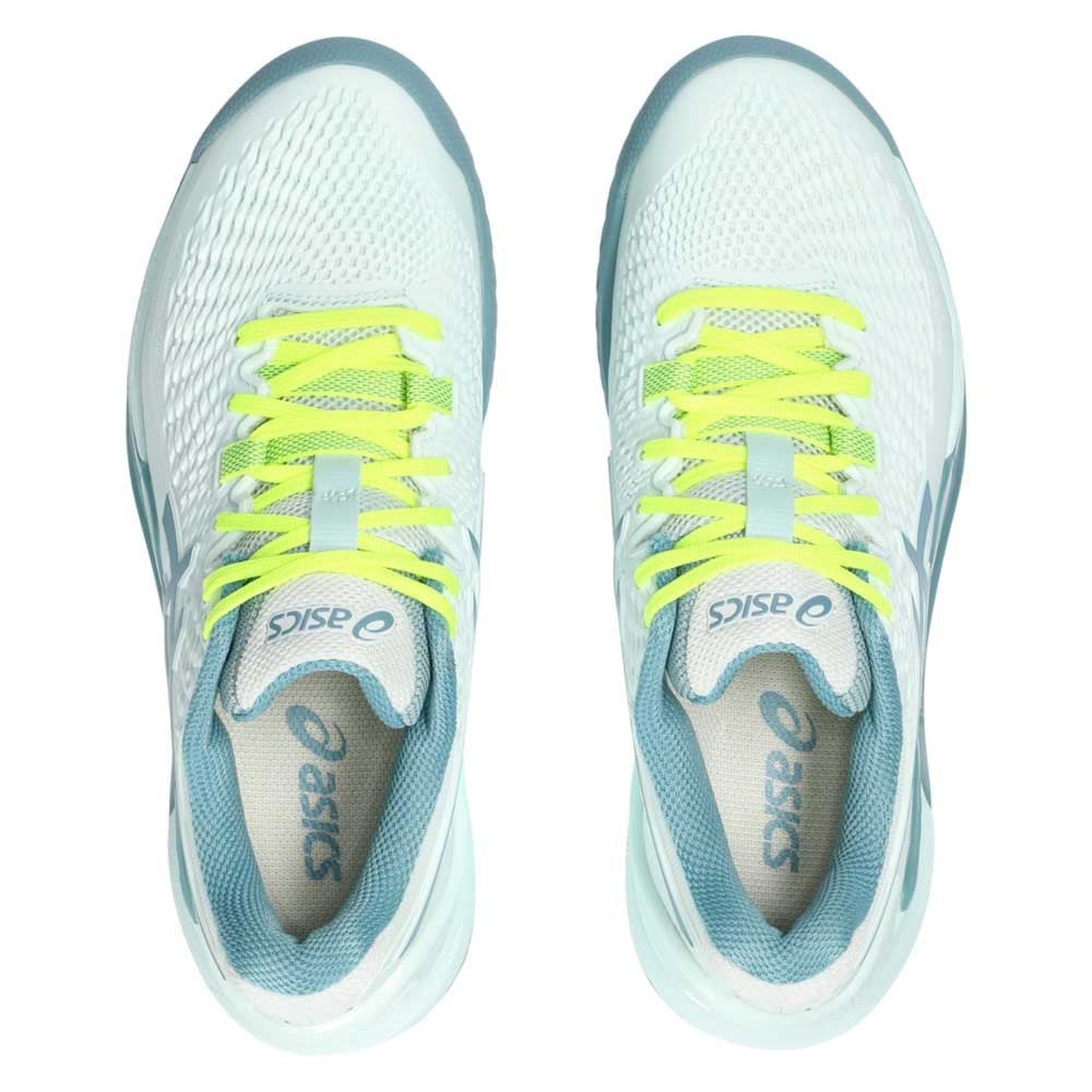 Buy ASICS Gel-Resolution 9 Clay Court Shoe Women Neon Green, Blue online