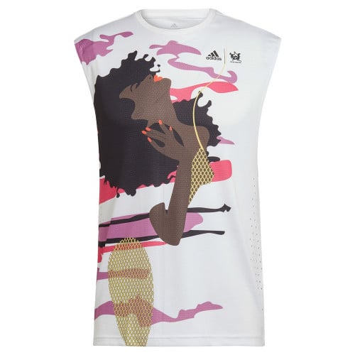 Adidas New York Sleeveless T-Shirt White