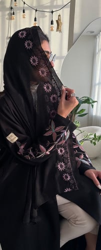 طرحه لينن مطرزه من الامام