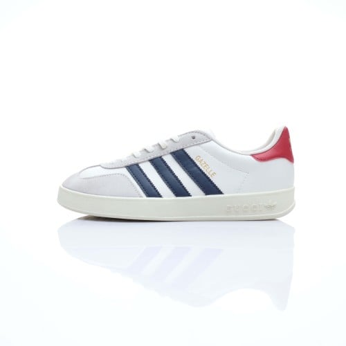 Adidas X Gucci Gazelle White College Royal Red Sne...