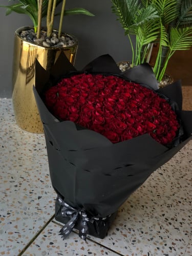 باقة جوري احمر عملاقة