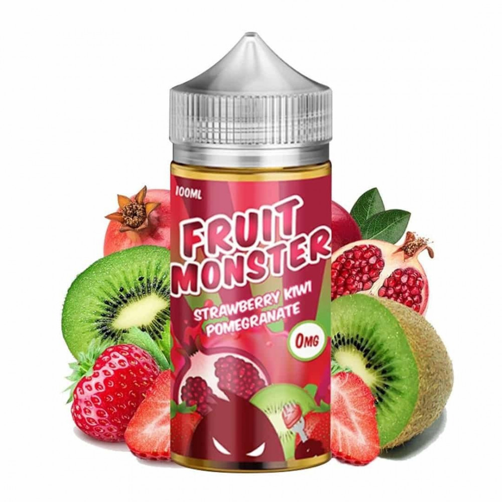 Фруктов отзывы. Жидкость Fruit Monster 3mg. Fruit Monster Strawberry Kiwi Pomegranate. Fruit Monster Salt Strawberry Kiwi Pomegranate. Fruits Strawberry жижа.