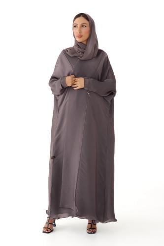 عباية بني بشت فاخرة وأنيقة - Luxury silk