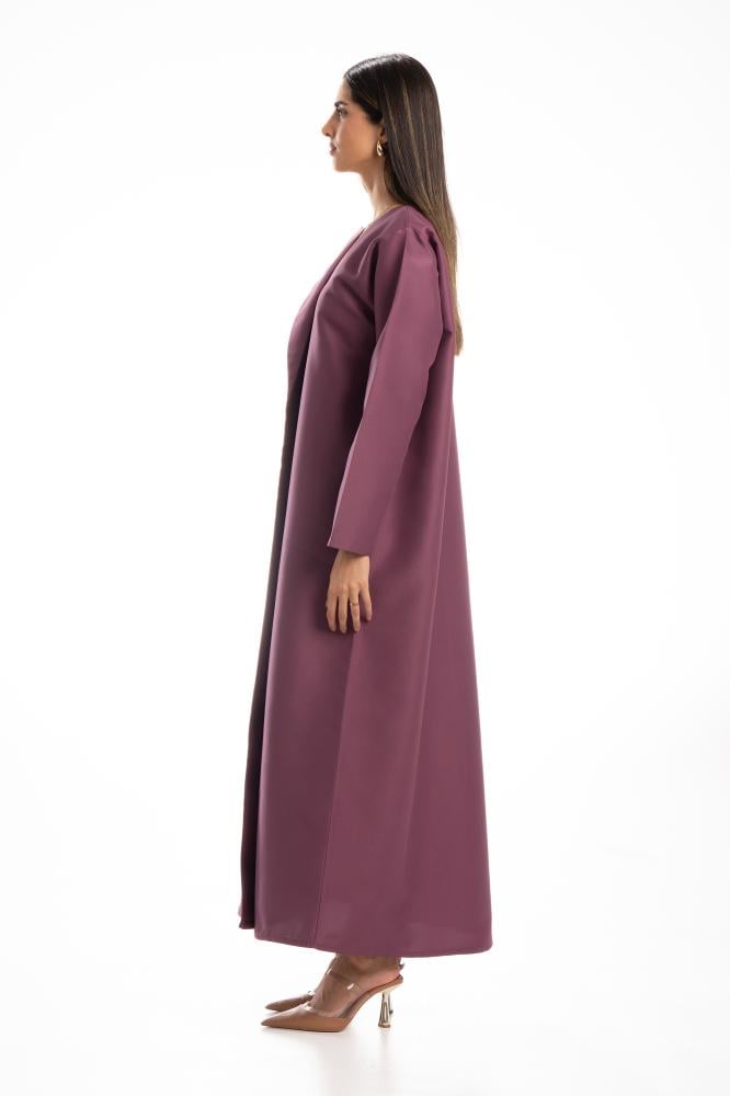 Luxury Turquoise Taffeta Abaya Wrap with Inner Tie - Colorful