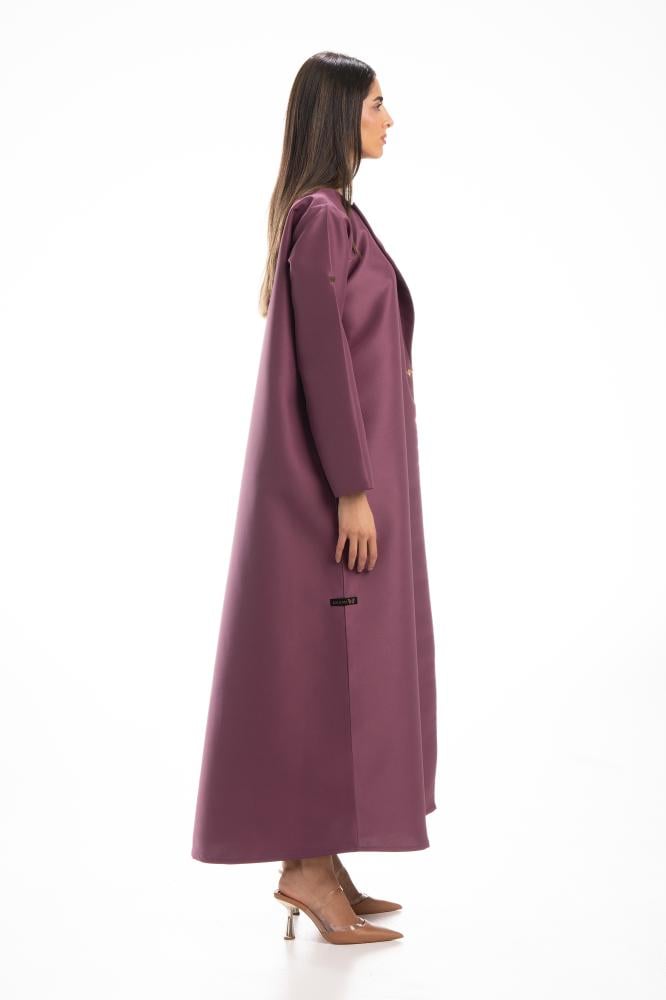 Luxury Turquoise Taffeta Abaya Wrap with Inner Tie - Colorful
