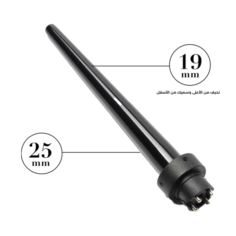 لابيل كيرلى برو جهاز تمويج الشعر بخمس أشكال مختلفة - LB002