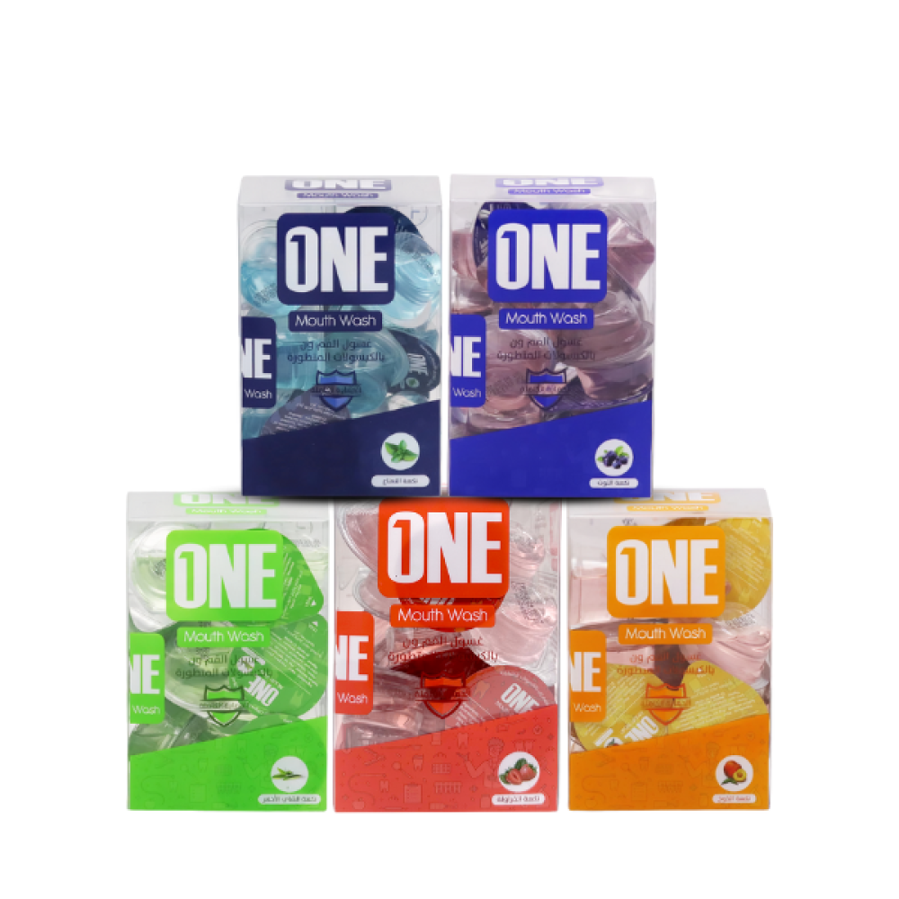 غسول الفم بالكبسولات المتطورة بنكهة الخوخ من ذا ون تاتش 20 كبسولة 15 مل