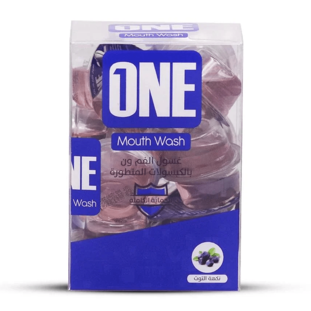 غسول الفم بالكبسولات المتطورة بنكهة التوت من ذا ون تاتش 20 كبسولة