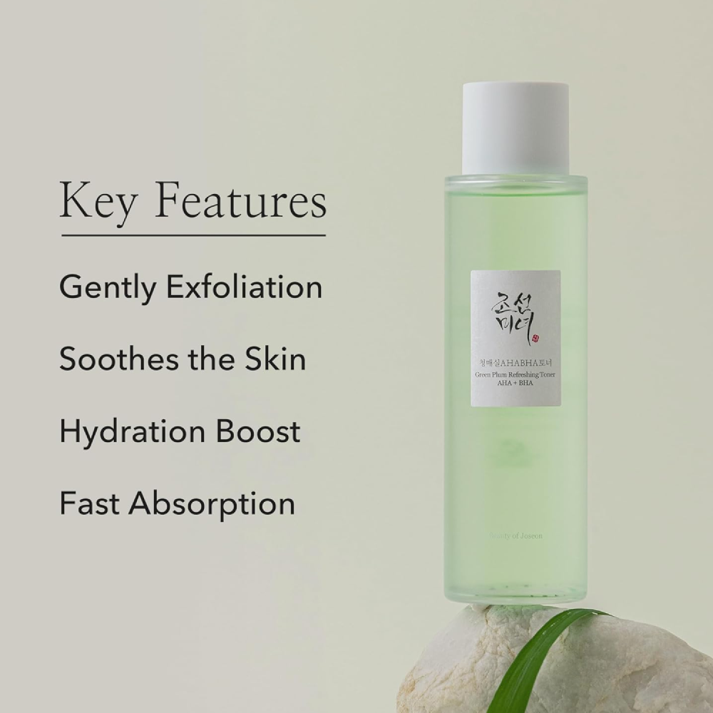 تونر البرقوق الأخضر المنعش AHA + BHA من بيوتي اوف جوسون - 150مل