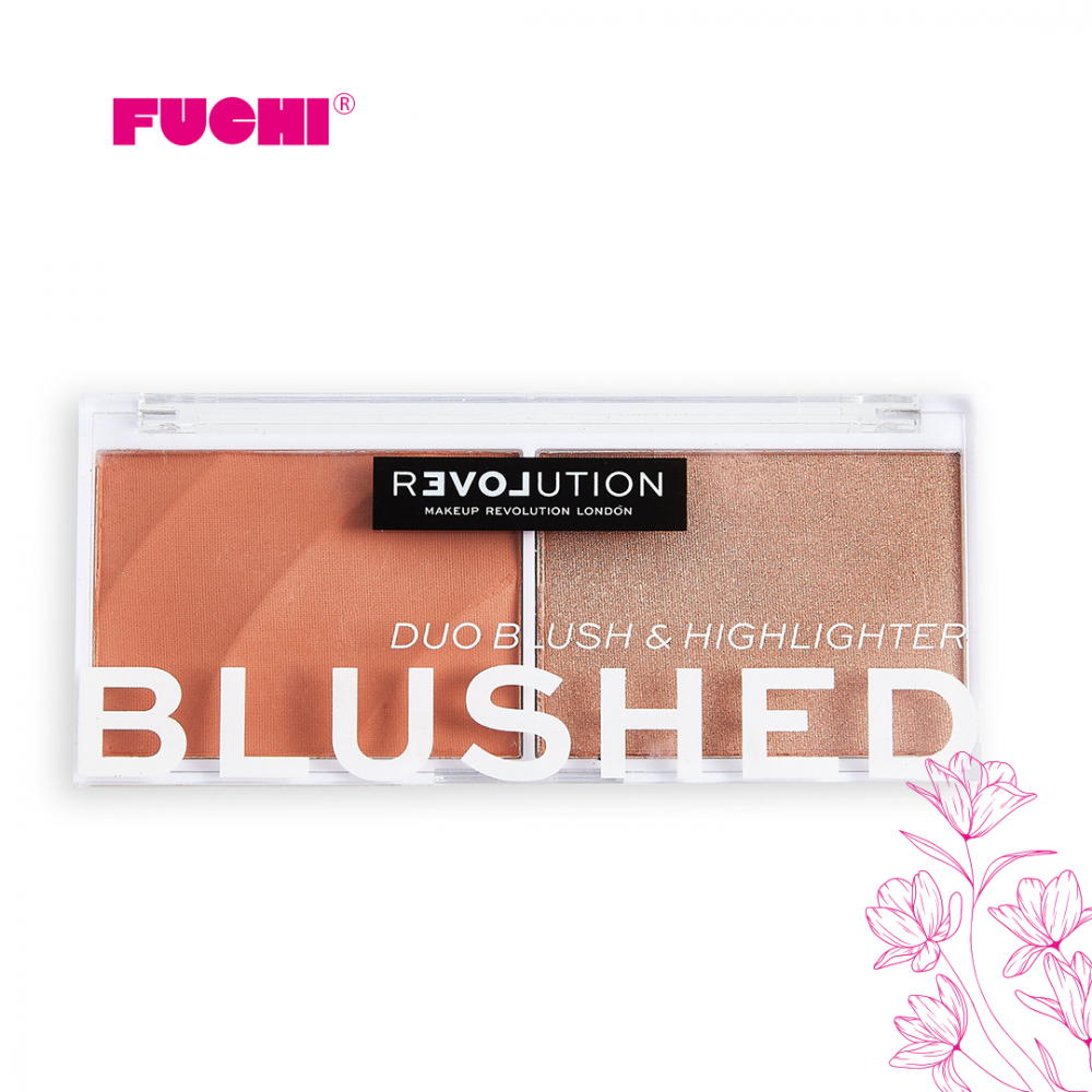 بلاشر احمر خدود واضاءة هايلايتر كولور بلاي بلشد من ريلوف - كوين