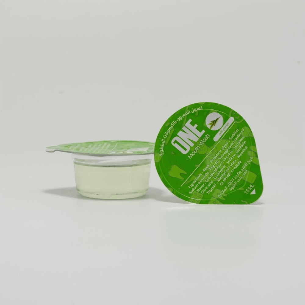 The One Touch Advanced Green Tea Mouthwash Capsules 20 Capsules 15ml