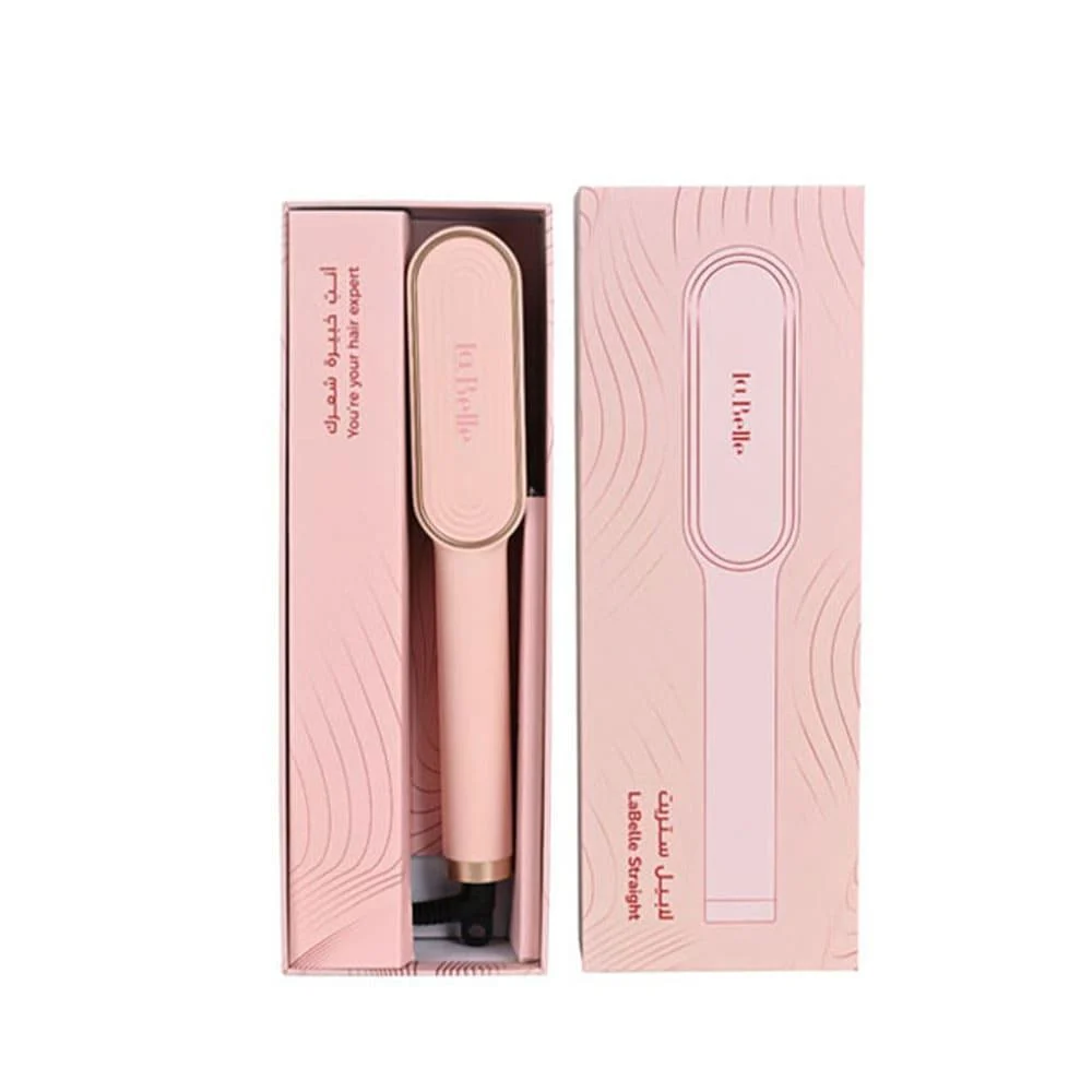 Label Straight Pro Pink Hair Straightener