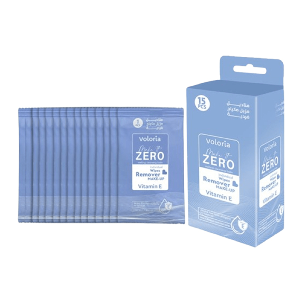 فولوريا ميكت زيرو مناديل مزيل مكياج 15 حبة