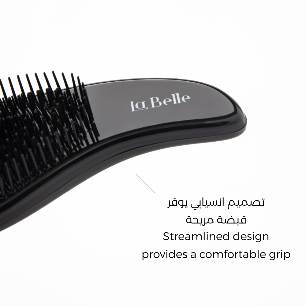 Lapel Gentle Brush - Daily Use Brush - Black