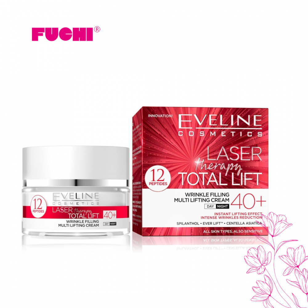 كريم ليلي ونهاري ليزر ثيربي لشد البشرة +40 من إيفلين - 50 مل