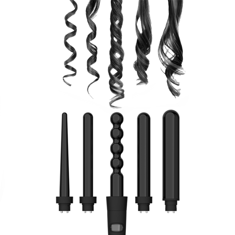 لابيل كيرلى برو جهاز تمويج الشعر بخمس أشكال مختلفة - LB002