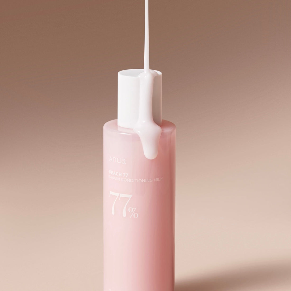 لوشن حليب مرطب للبشرة بالخوخ %77 نياسين من أنوا - 150مل