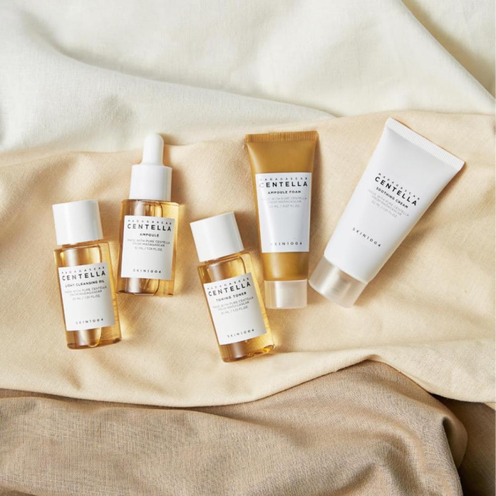 مجموعة السفر للعناية بالبشرة بخلاصة السينتيلا | سكين 1004