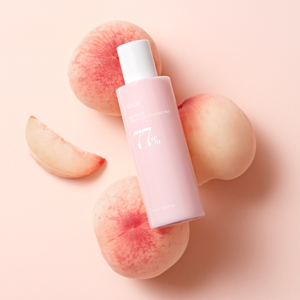 لوشن حليب مرطب للبشرة بالخوخ %77 نياسين من أنوا - 150مل