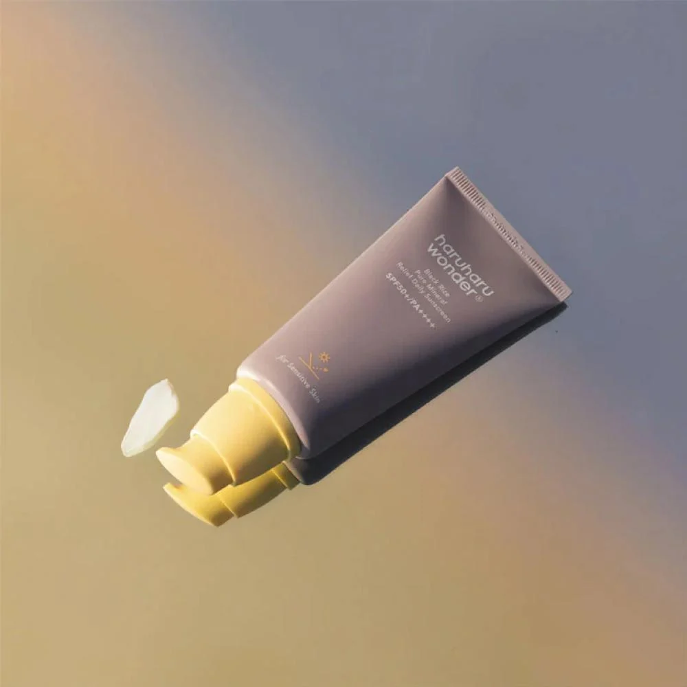 كريم واقي شمس يومي SPF50 بخلاصة الأرز الأسود من هارو هارو وندر 50 مل