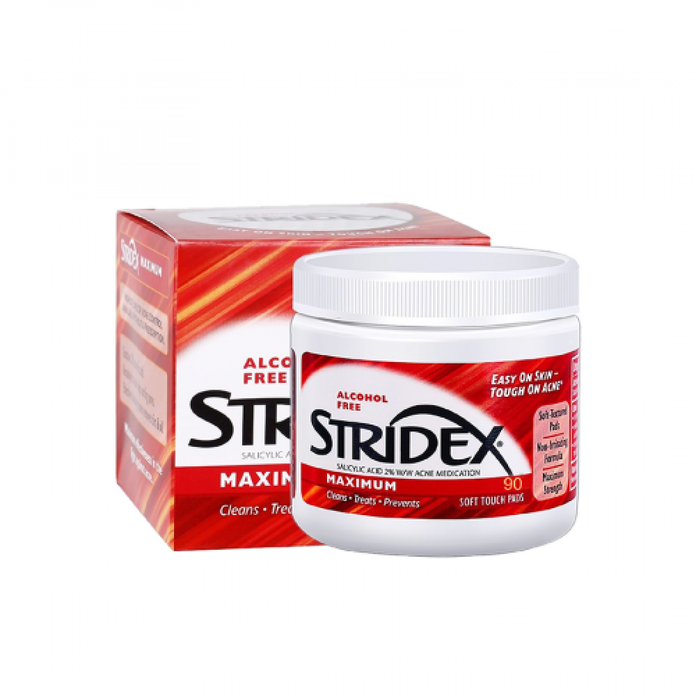 مسحات ستريدكس لمعالجة حب الشباب 90 قطعة