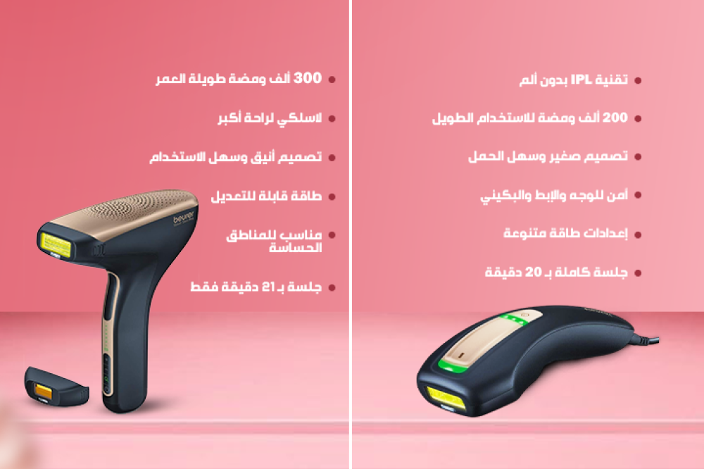 أفضل جهاز ليزر منزلي لإزالة الشعر بدون ألم : دليلك لاختيار جهاز الليزر المنزلي المناسب لاحتياجاتك