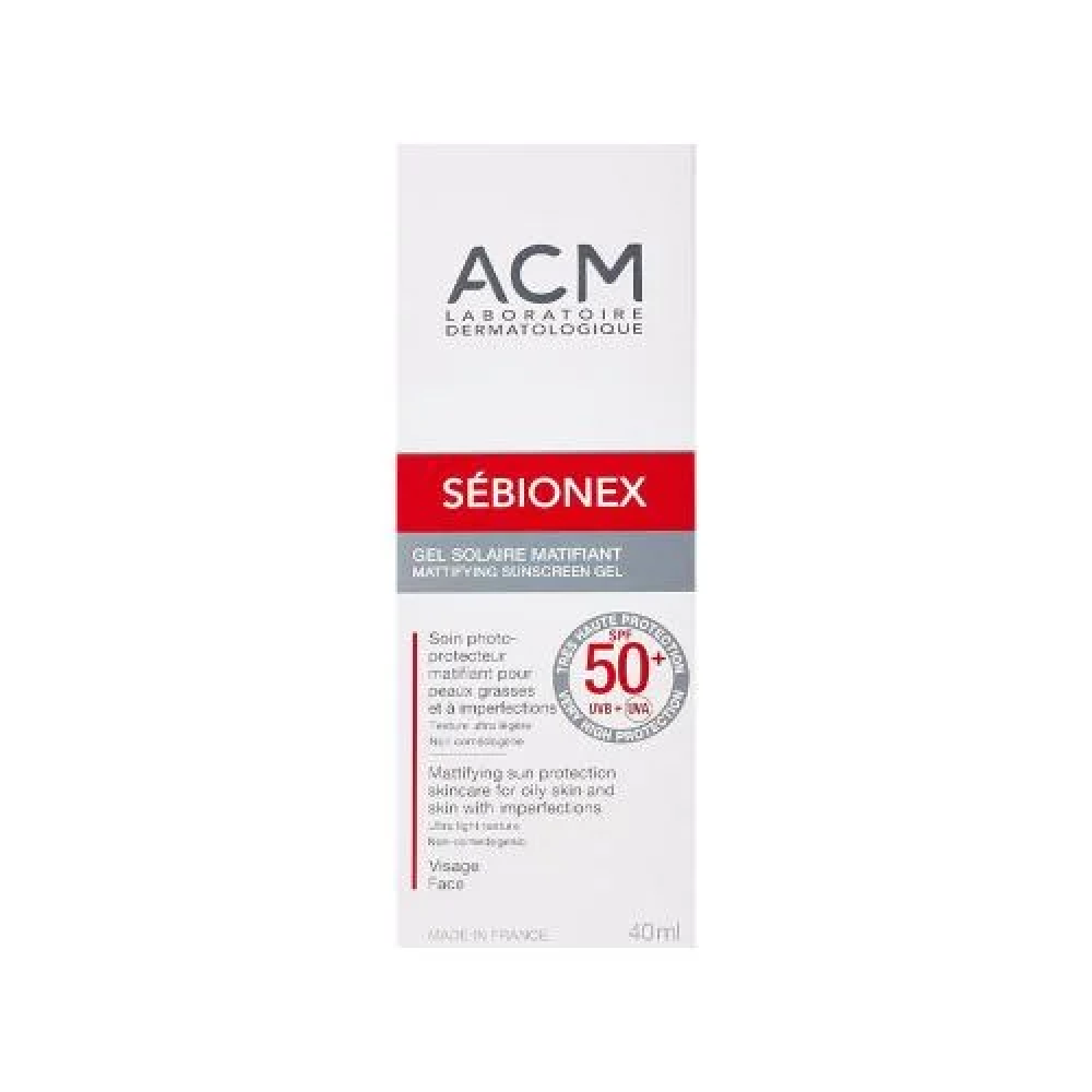 جل مطفا اللمعة سيبيونيكس مع عامل وقاية من اشعة الشمس 50 من ايه سي ام، 40 مل