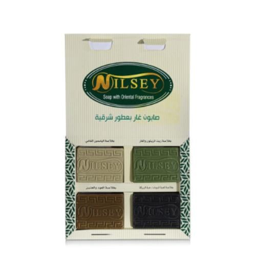 صابون الغار بعطور شرقية 4 قطع - نيلسي
