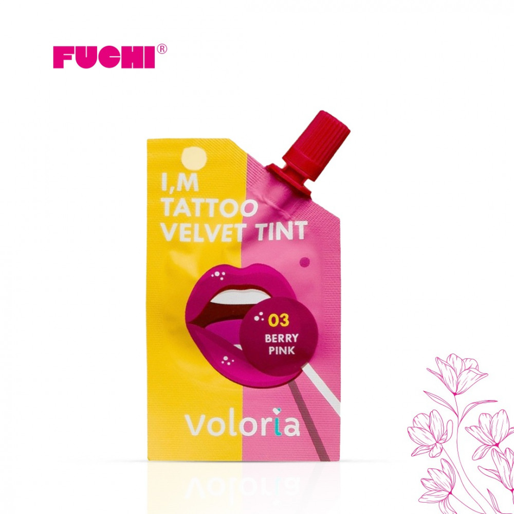 تنت الشفاه والخدود اي ام تاتو فلفيت من فولوريا - 03 بيري بينك - فوشي