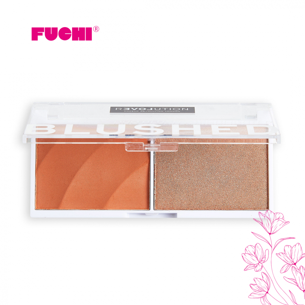 بلاشر احمر خدود واضاءة هايلايتر كولور بلاي بلشد من ريلوف - كوين