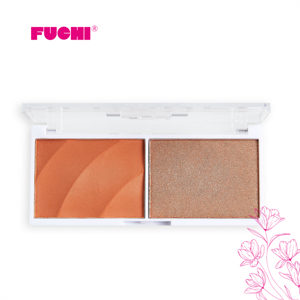 بلاشر احمر خدود واضاءة هايلايتر كولور بلاي بلشد من ريلوف - كوين