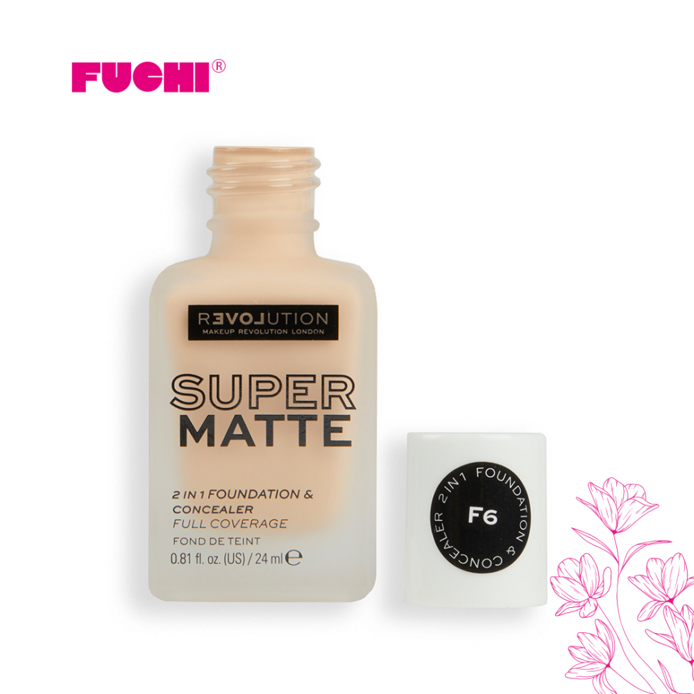 Revolution Relove - Super Matte Foundation - F6