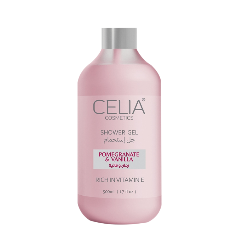 جل الاستحمام بالرمان والفانيلا من سيليا - 500مل