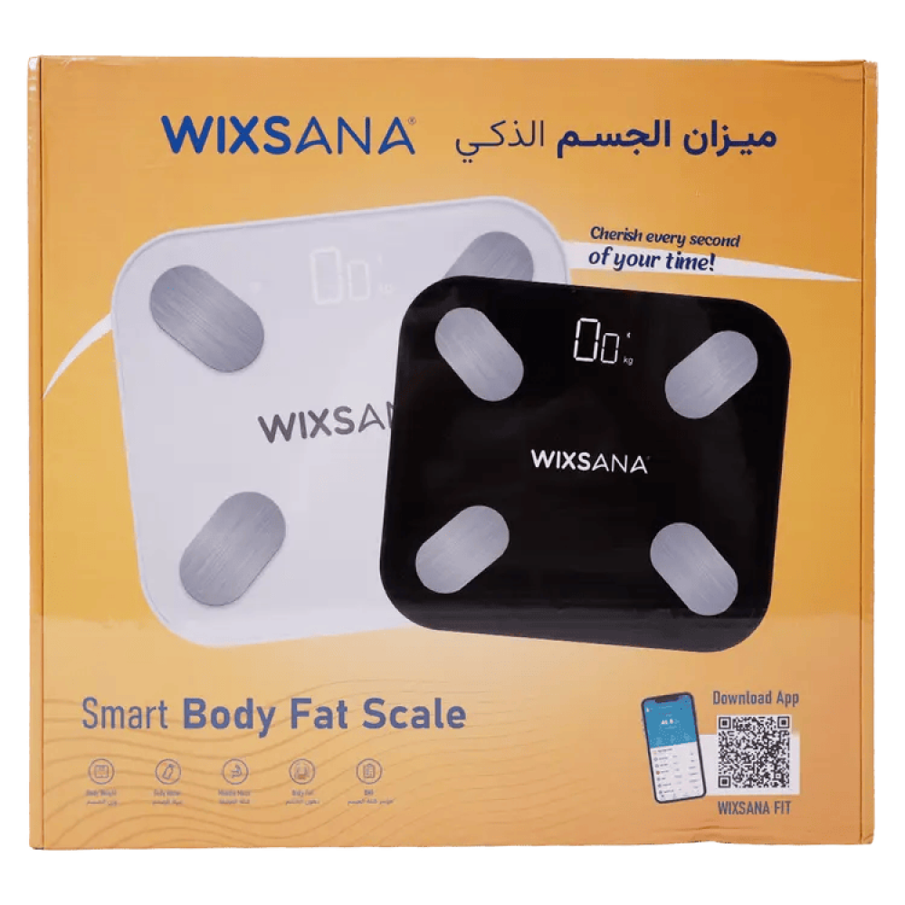 Wixsana Smart Body Scale - Multiple Readings - Black