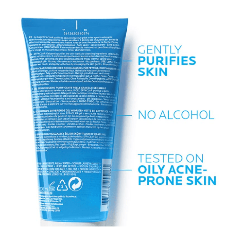 La Roche-Posay Effaclar Purifying Foaming Gel for Oily and Sensitive S