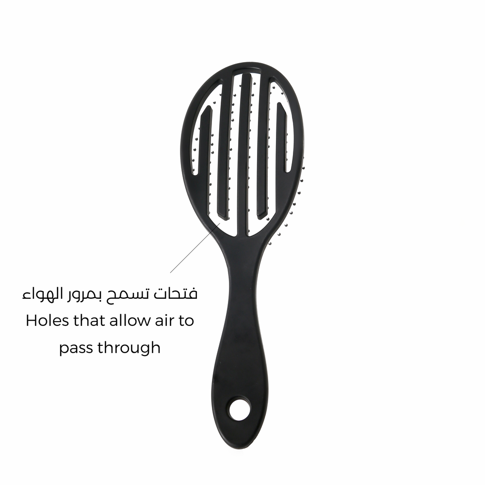 لابيل فلكس برش - فرشاه لفك التشابك - أسود