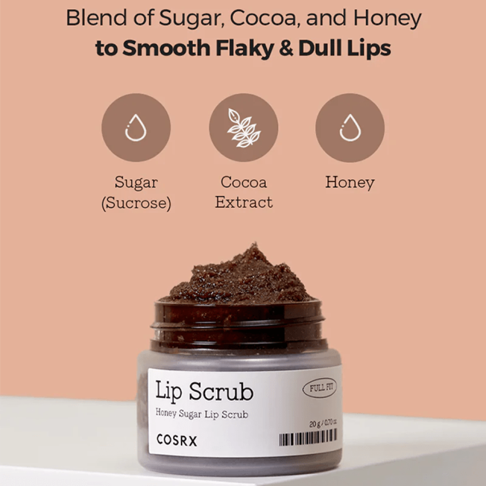 COSRX Sugar Honey Lip Scrub - 20g