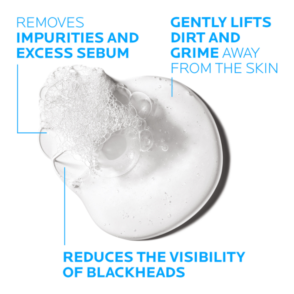 جل ايفاكلار الرغوي لتنقية البشرة الدهنية و الحساسة من لاروش بوزيه- 50مل