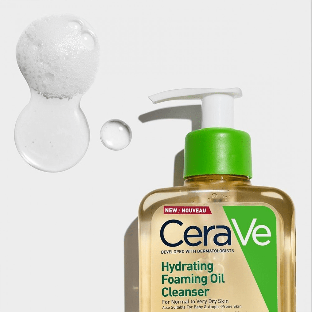 CeraVe Moisturizing Foaming Oil Cleanser for Dry to Very Dry Skin - 47