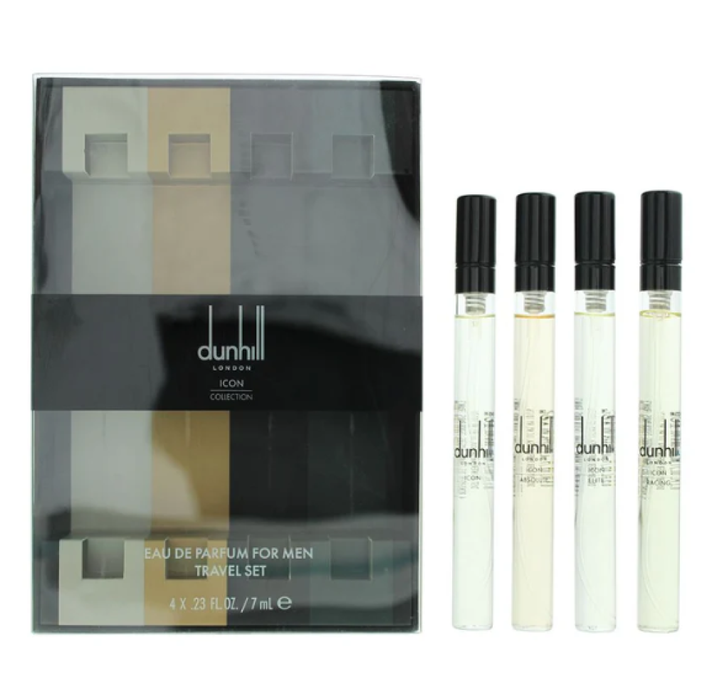 دنهل -مجموعة عطور ايكون للسفر - او دي برفيوم - 4 قطع