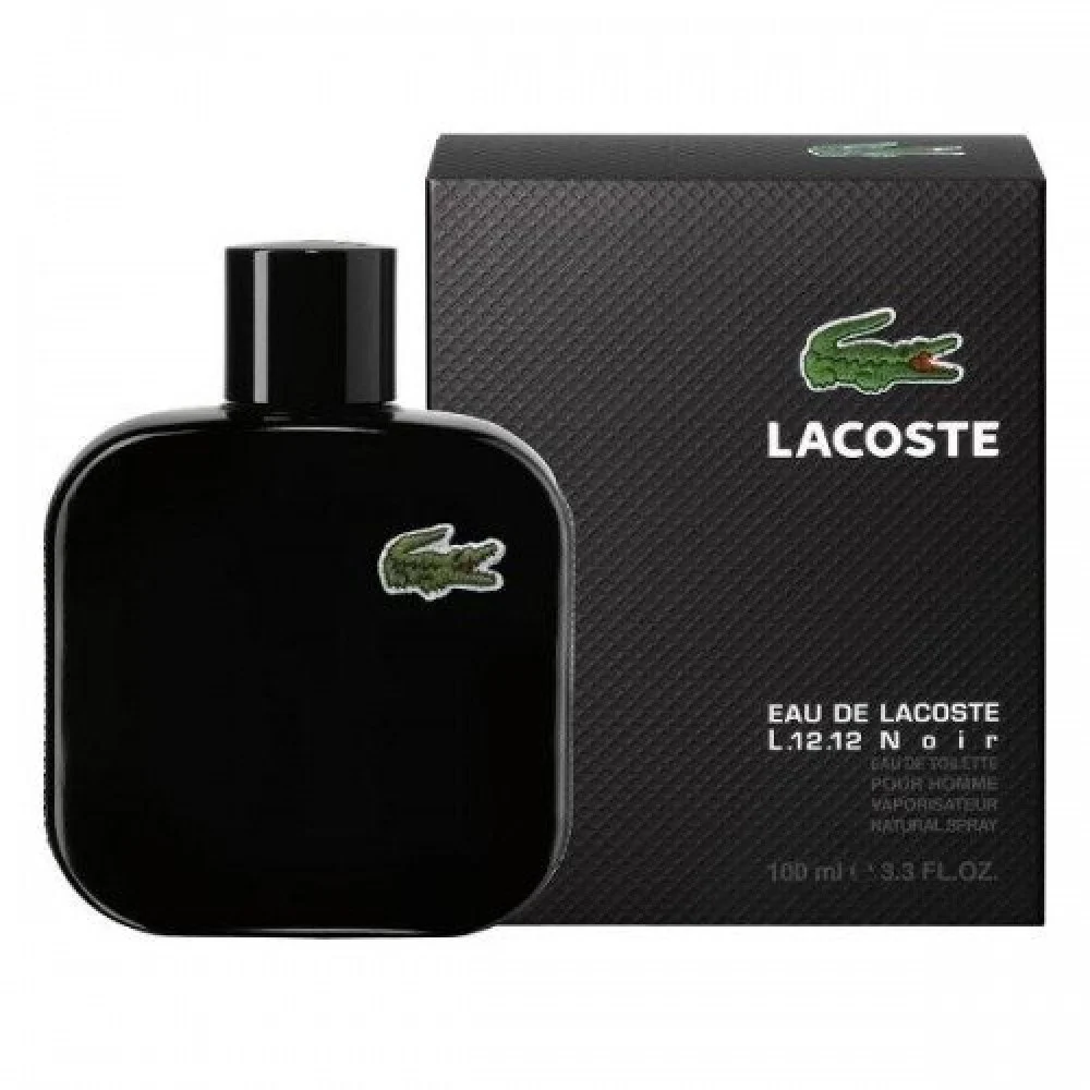 عطر لاكوست الاسود الرجالي نوار او دو تواليت 100مل