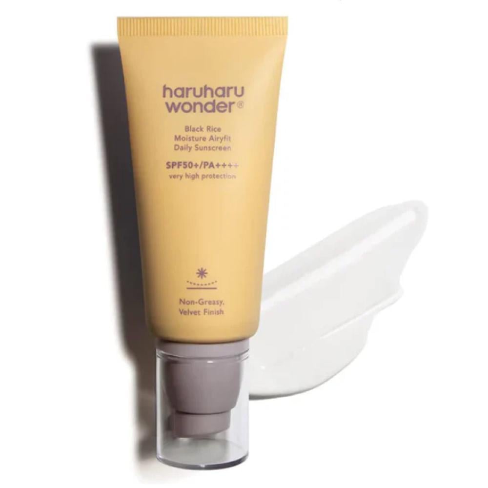 واقي شمس يومي بلاك رايس مويستشر اير فيت بعامل حماية 50+ من هاروهارو وندر - 50مل