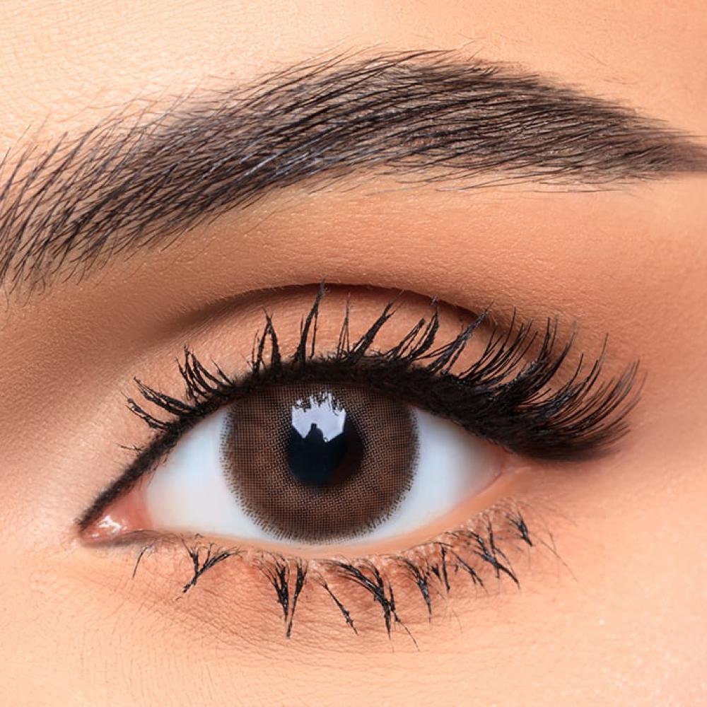 عدسات افل بلوند اليومية - ملونة زينة - عبوة تحتوي على عدستين