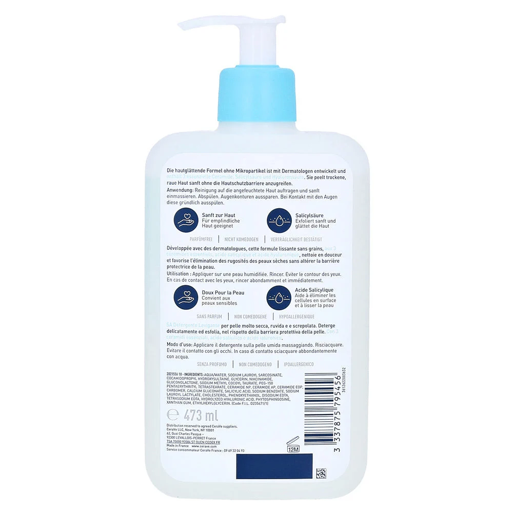 CeraVe Salicylic Acid Soothing Cleanser - 473 ml